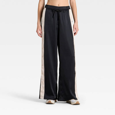 New - Women's Low-Rise Satin Tear Away Track Pants - JoyLab™