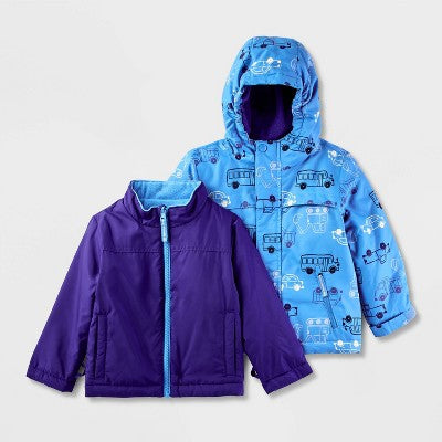 New - Toddler 3-in-1 Snowplay Jacket - Cat & Jack Cat & JackBullseye Deals