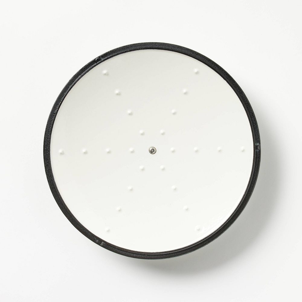 New - 5.5qt Enamel Dutch Oven Cream - Figmint™
