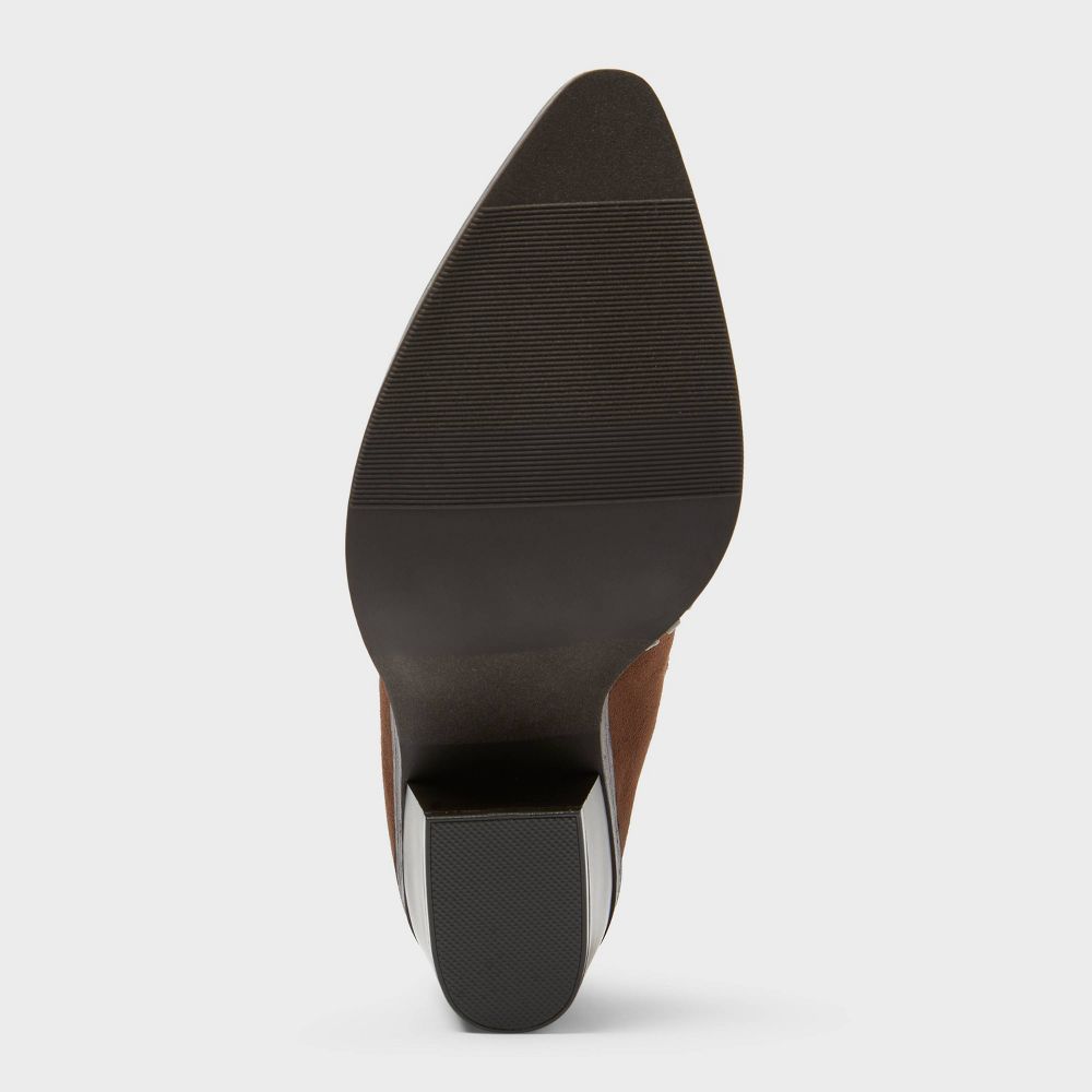 New - Women’s April Heels with Memory Foam Insole – Universal Thread™ Brown 12