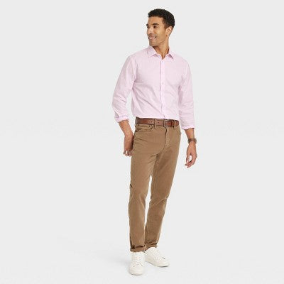 New - Goodfellow & Co Men's Tie Collared Button-Down Dress Shirt Smart Casual Goodfellow & CoBullseye Deals