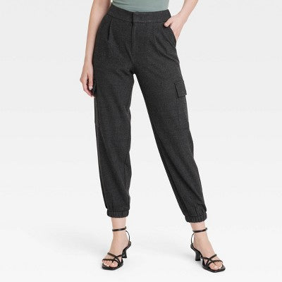 New - A New Day Women's Plus Straight High Rise Ankle Length Jogger Pants Stretch A New DayBullseye Deals