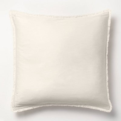 New - Casaluna 1-Piece Pillow Sham Linen-Blend OEKO-TEX Soft Feel CasalunaBullseye Deals