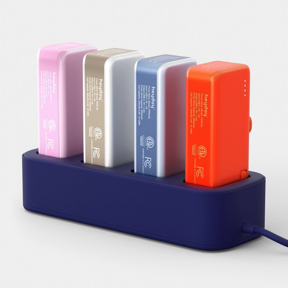 Open Box - 2500mAh Multihub Base with 4 Power Banks - heyday™