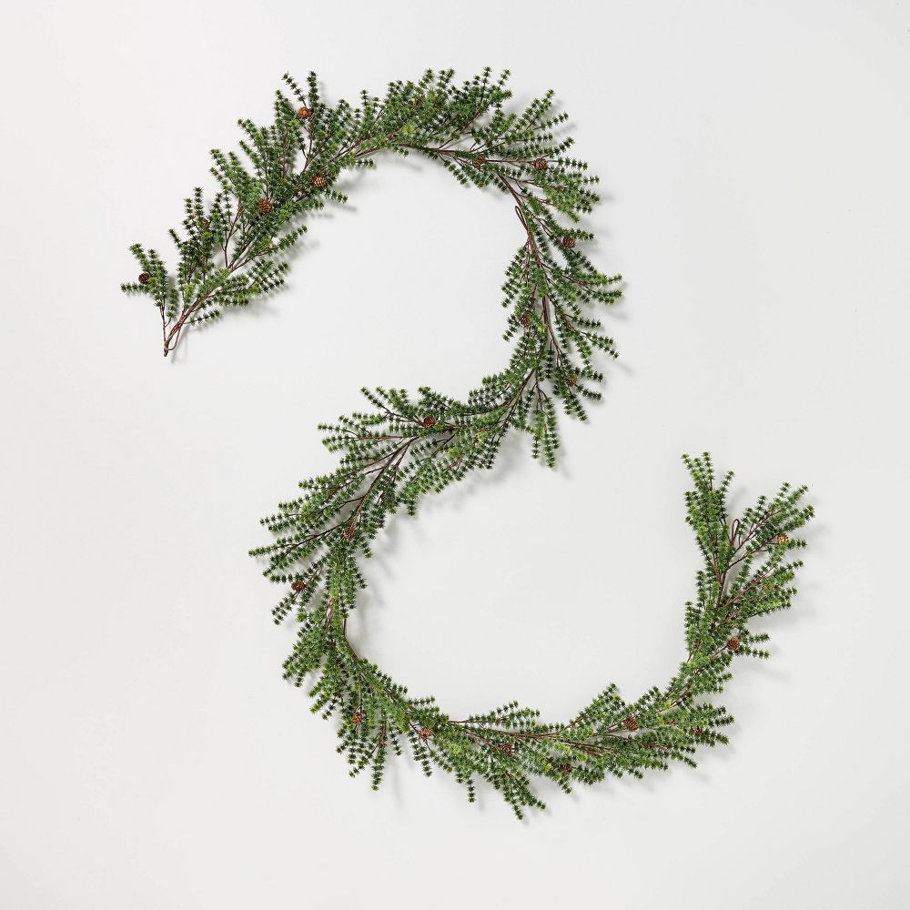 New - 12' Pine with Pinecone Garland - Hearth & Hand™ with Magnolia