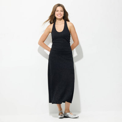 New - Women's Knit Midi Dress - Wild Fable™ Black XL