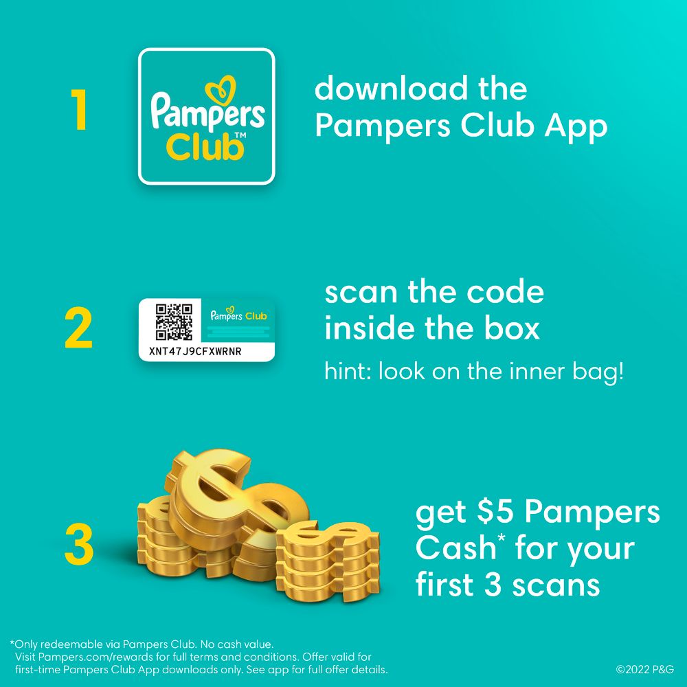 New - Pampers Swaddlers Disposable Diapers - Size 1 - 198ct