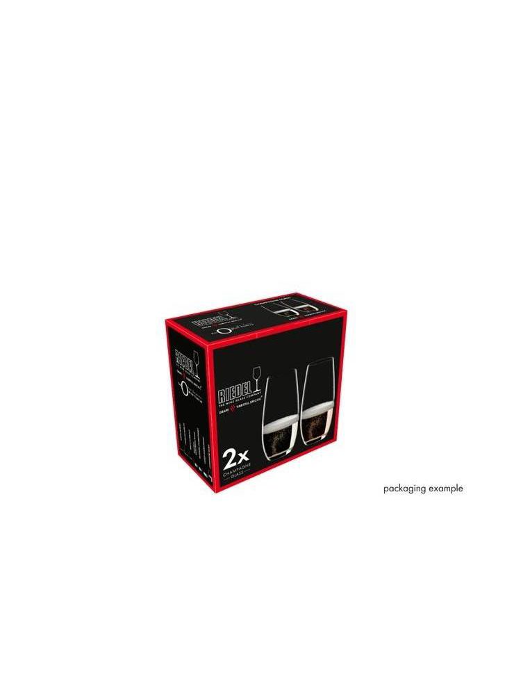 New - Riedel (Set of 2) 9.25 fl oz O Wine Tumbler Champagne Glasses