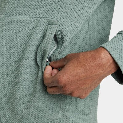 All In Motion Men's Pullover Hooded Fleece Hoodie Kangaroo Pocket All in MotionBullseye Deals