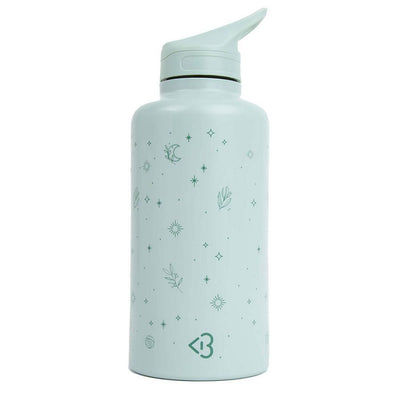 New - Blogilates 62oz Stainless Steel Water Bottle - Light Mint Green: Condensationproof, Drinking Spout