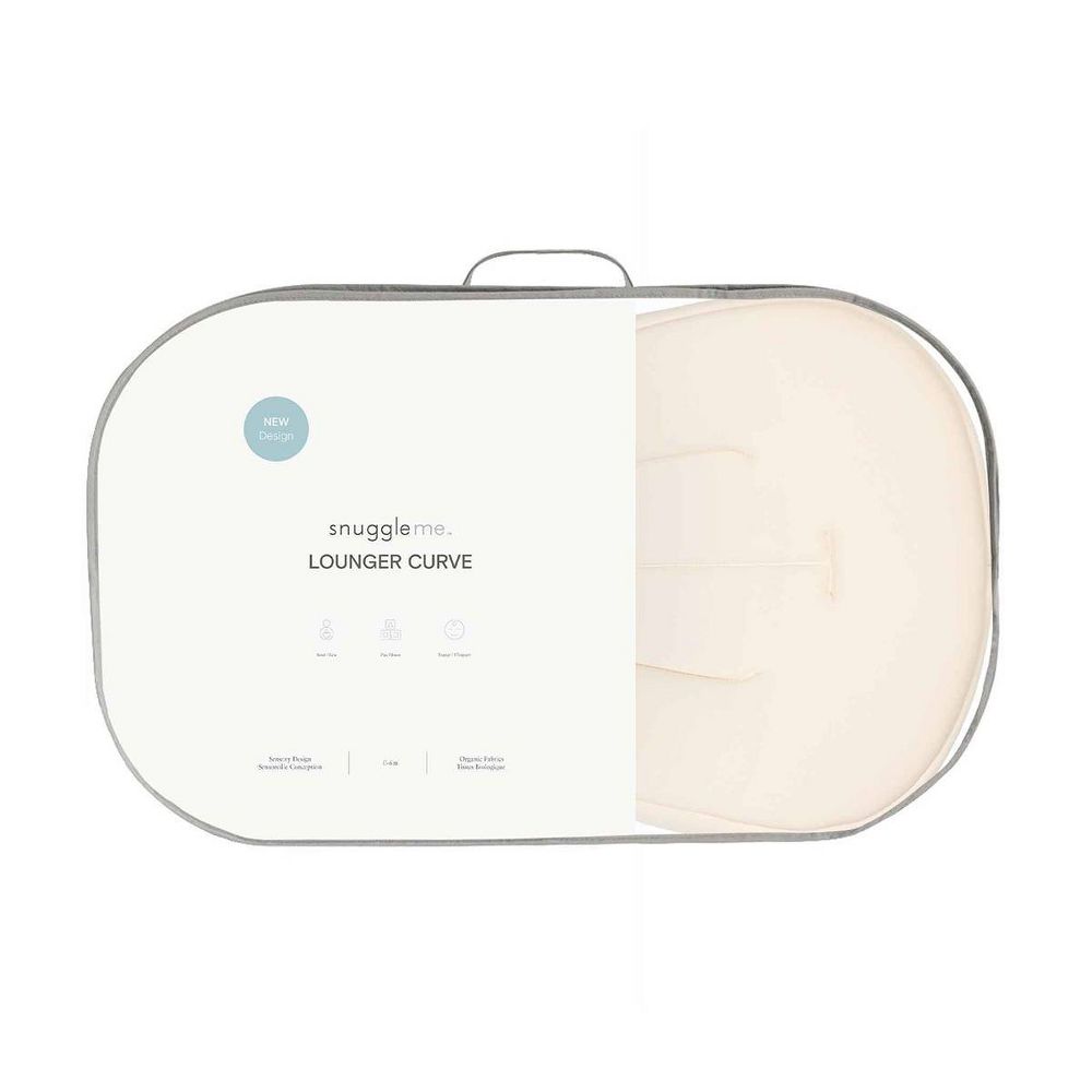 New - Snuggle Me Organic Curve Infant Lounger - Natural