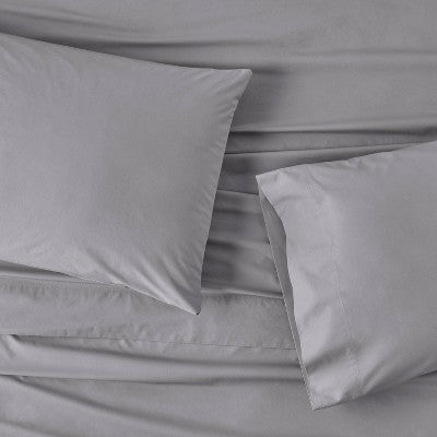 Open Box - Casaluna 250 Thread Count Supima Cotton Percale 4-Piece Sheet Set Durable CasalunaBullseye Deals