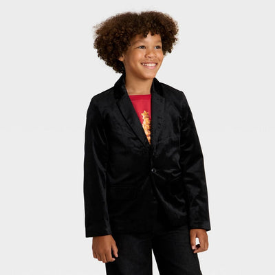 New - Boys' Holiday Velvet Suit Jacket - Cat & Jack™ Black 8