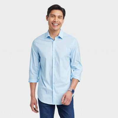 Goodfellow & Co Men's Performance Button Down Dress Shirt Long Sleeve Goodfellow & CoBullseye Deals