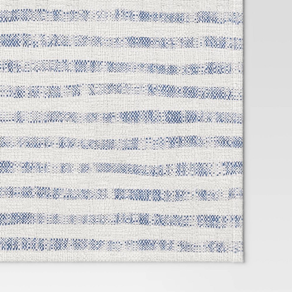 Open Box - 90"x20" Table Runner Blue Striped - Threshold™