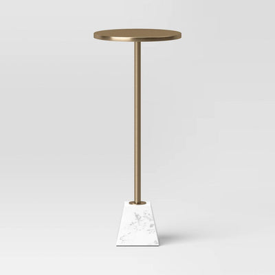 New - Marble Drink Table - Threshold™