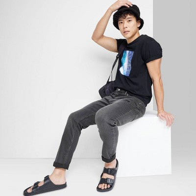 Original Use Men's Mid Rise Slim Fit Full Slim-Fit Tapered Jeans Heavyweight Original UseBullseye Deals