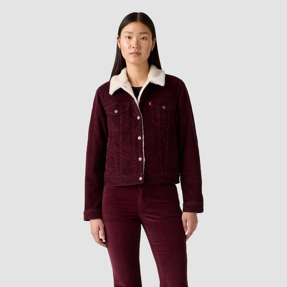 New - Levi's® Women's Original Trucker Jacket - Merlot XS