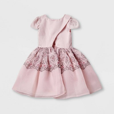 Disney Sleeping Beauty Girls Adaptive Party Dress Ruched Neckline Sleeping BeautyBullseye Deals