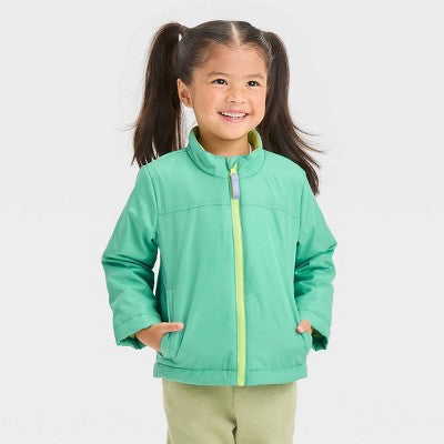 New - Cat & Jack Infant Kids Zip-Up Winter Puffer Windbreaker 3-In-1 Jacket Cat & JackBullseye Deals