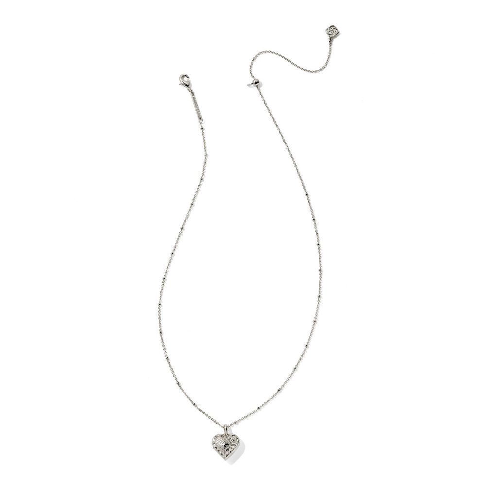 New - Kendra Scott Anna Sunburst Locket Necklace - Gold