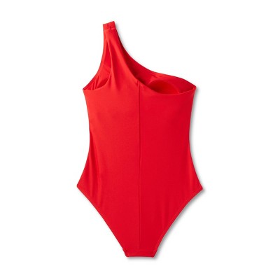 New - Kona Sol Women's One Piece Swimsuit One Shoulder Tummy Control Swimwear Kona SolBullseye Deals