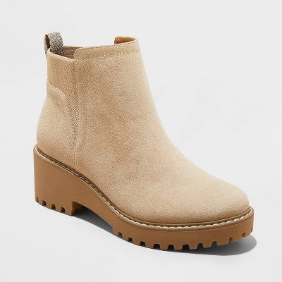 New - Women's Taci Ankle Boots with Memory Foam Insole - Universal Thread Universal ThreadBullseye Deals