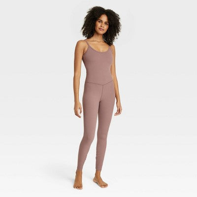 All In Motion Women's Bodysuit Workouts Yoga Active Jumpsuit All In MotionBullseye Deals