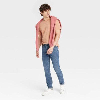 Goodfellow & Co Men's Mid Rise Slim Leg Slim Jeans Stretch Goodfellow & CoBullseye Deals