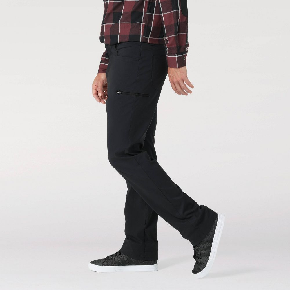 New - Wrangler Men's Straight Fit Full Performance Pants UPF 50 Moisture Wicking WranglerBullseye Deals