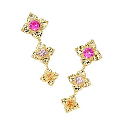 Kendra Scott Lily Mix 14K Gold Over Brass Statement Earrings Kendra ScottBullseye Deals