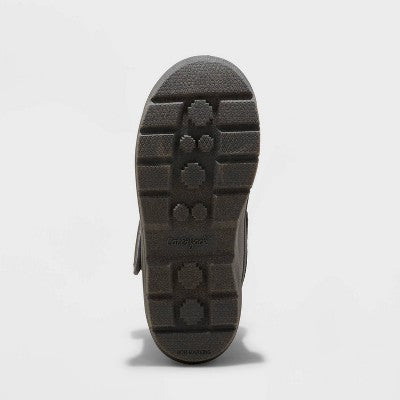New - Cat & Jack Kids Faux Leather Hook-And-Loop Mid Calf Winter Boots Waterproof Cat & JackBullseye Deals