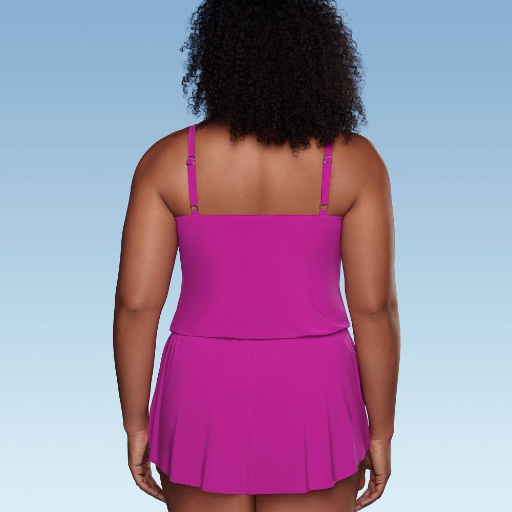 New - Aqua Green Women's Swim Romper One Piece Swimsuit with Pocket UPF 50+ Aqua GreenBullseye Deals