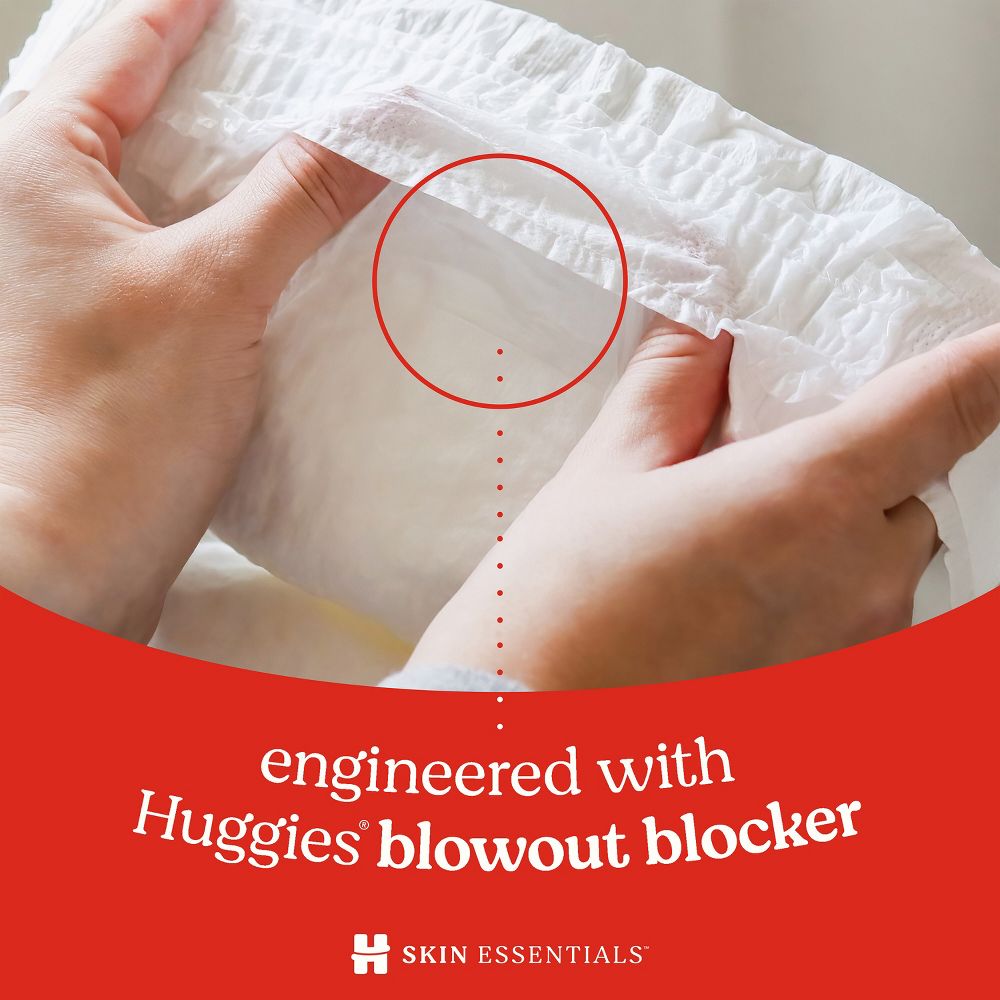 Open Box - Huggies Skin Essentials Luxury Diapers  - Newborn - 76ct