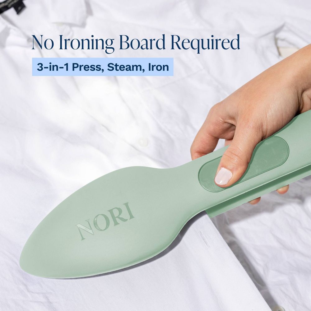 New - Nori Press Handheld Steam Iron Green