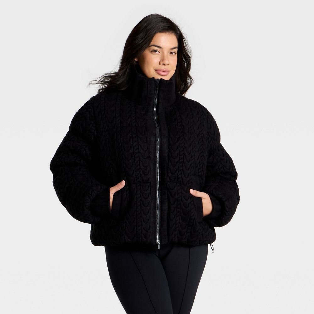 New - Women's Puffer Jacket - All In Motion™ Black XXL