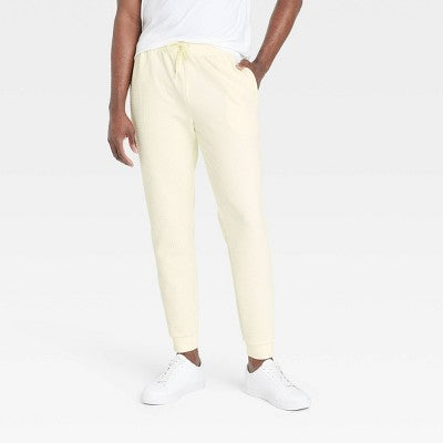 New - All In Motion Men's Textured Fleece Joggers Midweight Workout Sweatpants All in MotionBullseye Deals