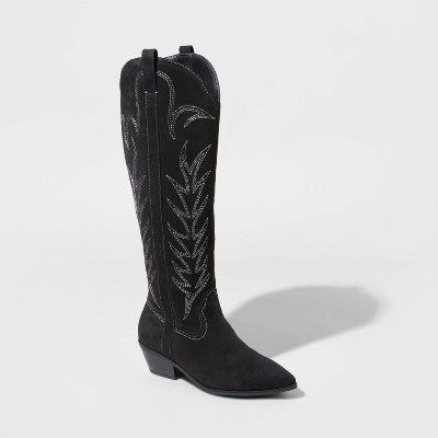 Women's Sommer Stitch Wide Calf Western Boots - Universal Thread Universal ThreadBullseye Deals