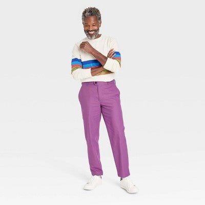 New - Houston White Adult Unisex Regular Straight Leg Ankle Chino Pants Midweight Houston WhiteBullseye Deals