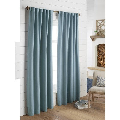 New - Blackout Aruba Window Curtain Panel - Threshold ThresholdBullseye Deals