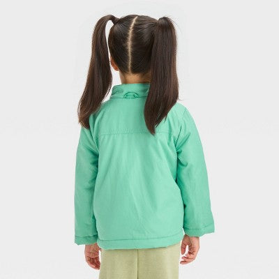 New - Cat & Jack Infant Kids Zip-Up Winter Puffer Windbreaker 3-In-1 Jacket Cat & JackBullseye Deals