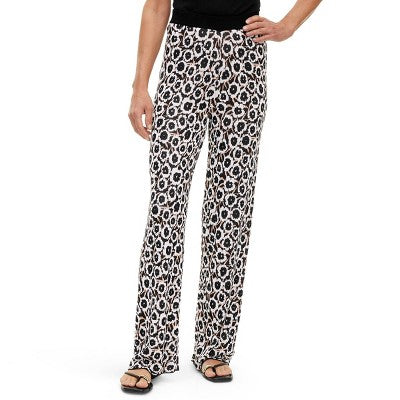 New - Diane von Furstenberg Women's High Rise Flare Full Pants Lightweight Diane von Furstenberg for TargetBullseye Deals