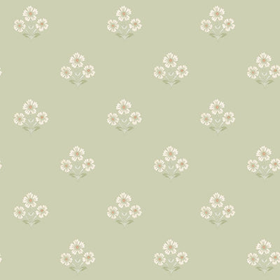 New - Holden Daisy Motif Sage Wallpaper