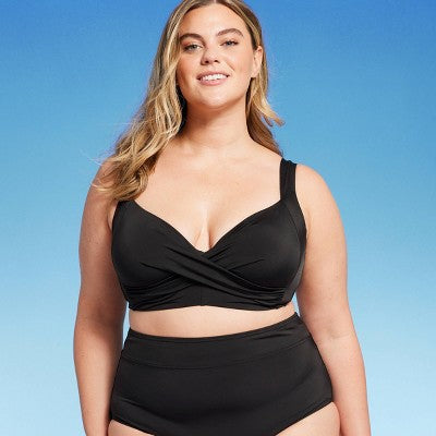 New - Lands' End Women's Underwire Bikini Top Swimwear UPF 50+ Protection Lands' EndBullseye Deals