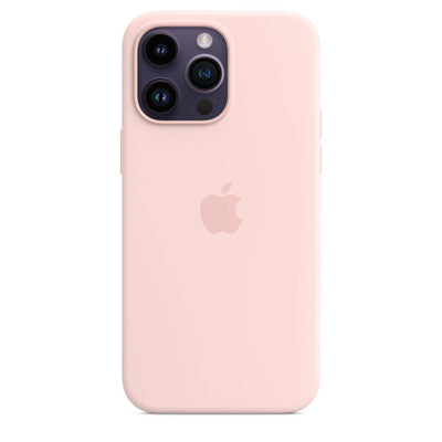 New - Apple iPhone 14 Pro Max Silicone Case with MagSafe - Chalk Pink