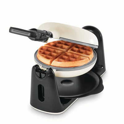 New - Dash Nonstick Ceramic Flip Belgian Style Waffle Maker