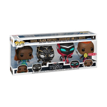 New - Funko POP! Marvel Black Panther: Wakanda Forever - 4pk - Secondipity