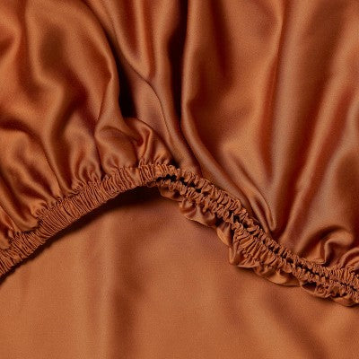 New - Threshold 320TC Satin 4-Piece Sheet Set Cooling Soft TENCEL Lyocell ThresholdBullseye Deals