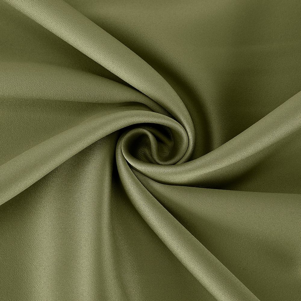 New - 52"x84" Sun Zero 100% Blackout Oslo Theater Grade Grommet Curtain Panel Sage Green: Modern Energy Efficient Indoor