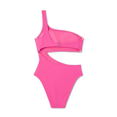 Shade & Shore Women's One Shoulder One Piece Swimsuit Cutout Monokini Shade & ShoreBullseye Deals